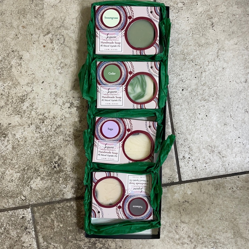 Set of 4 handmade all natural soaps